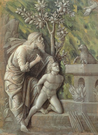 Abraham Sacrificing Isaac by Andrea Mantegna